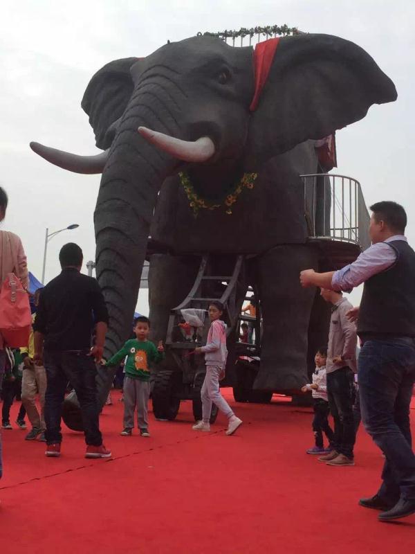 机械大象出售 巡游大象出租 暖场巡游设备