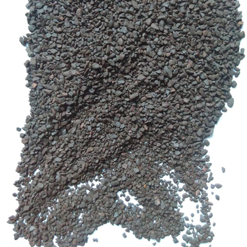 供应四川锰砂滤料 净水设备除铁除锰用东沃35%水处理锰砂