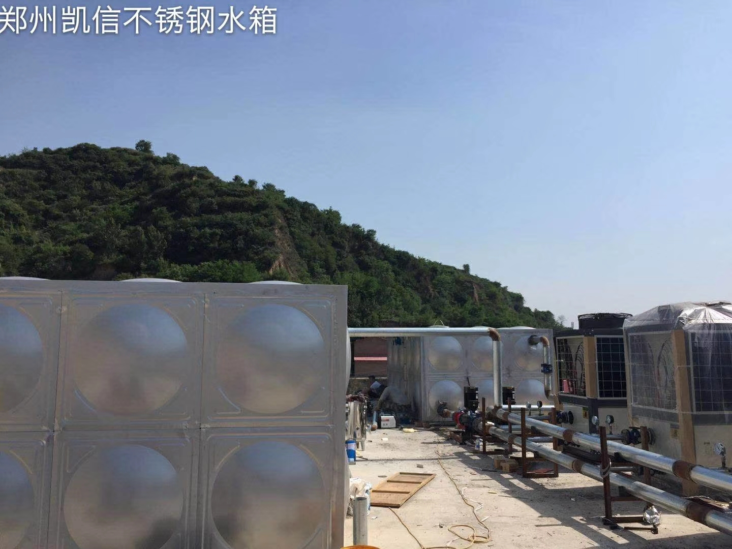郑州空气能水箱水箱 水箱厂家 外型整洁