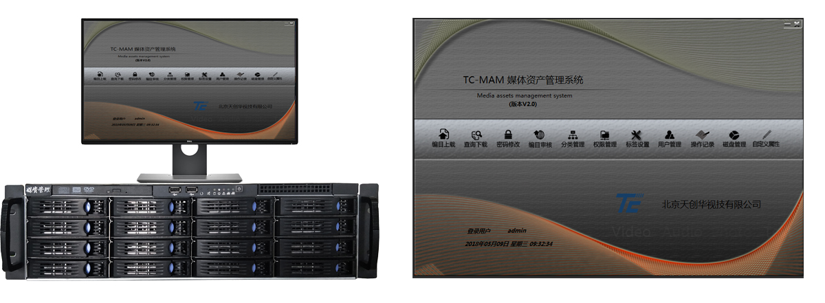 TC MAM媒体资源管理系统 多功能存储