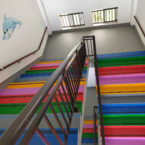 广州楼梯台阶防滑踏步胶地板定制包安装