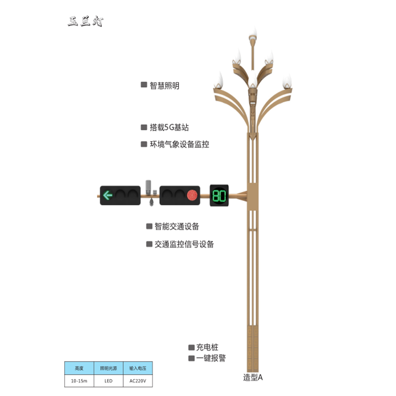 四川多杆合一生产厂 成都综合杆生产厂