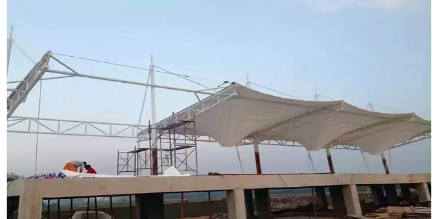 江苏景观膜结构雨棚 上海久屿建筑工程供应
