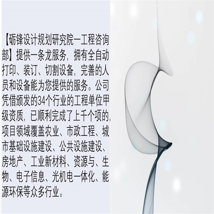 可行性研究报告代写 质量好