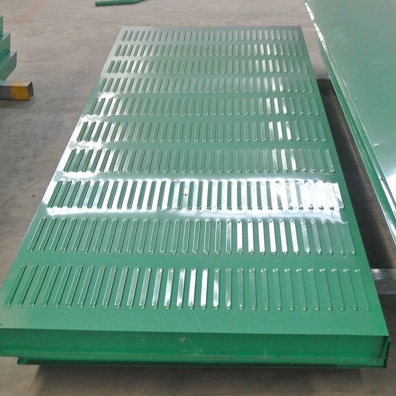 厂家直销 500*2000*120mm 铝板 微孔绿色氟碳喷涂 声屏障单元板