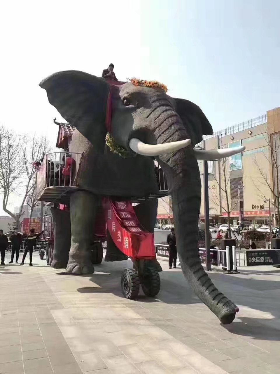 陆地神兽大型机械大象安装出租租赁