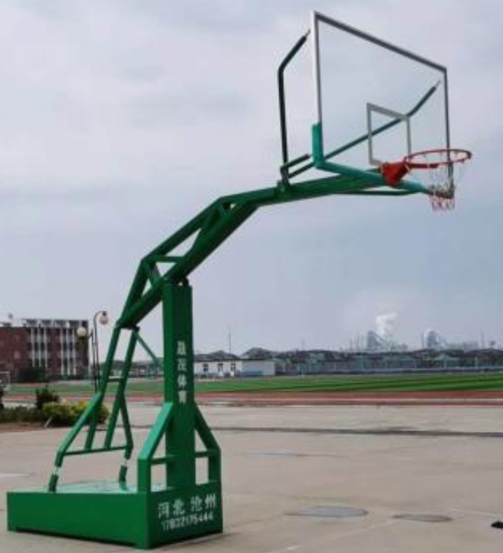 广西篮球架厂家直销 贺州移动式仿液压篮球架 体育器材篮球架批发