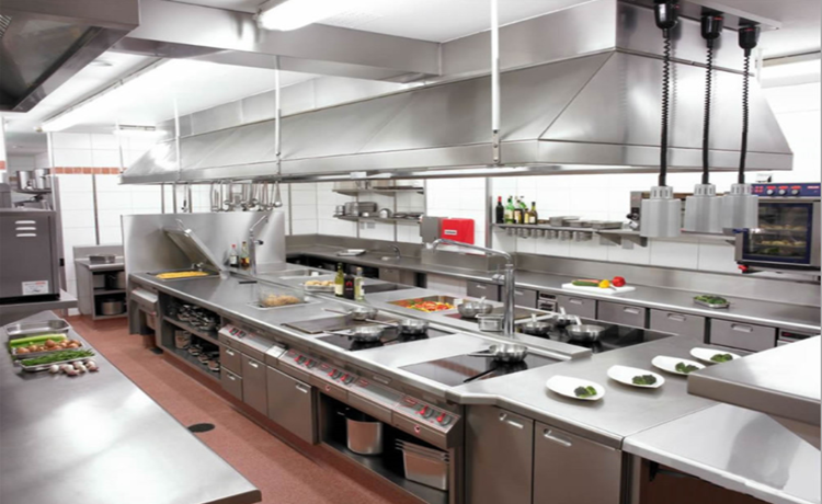 公明连锁餐厅不锈钢厨房设备整店产品输出厨房工程