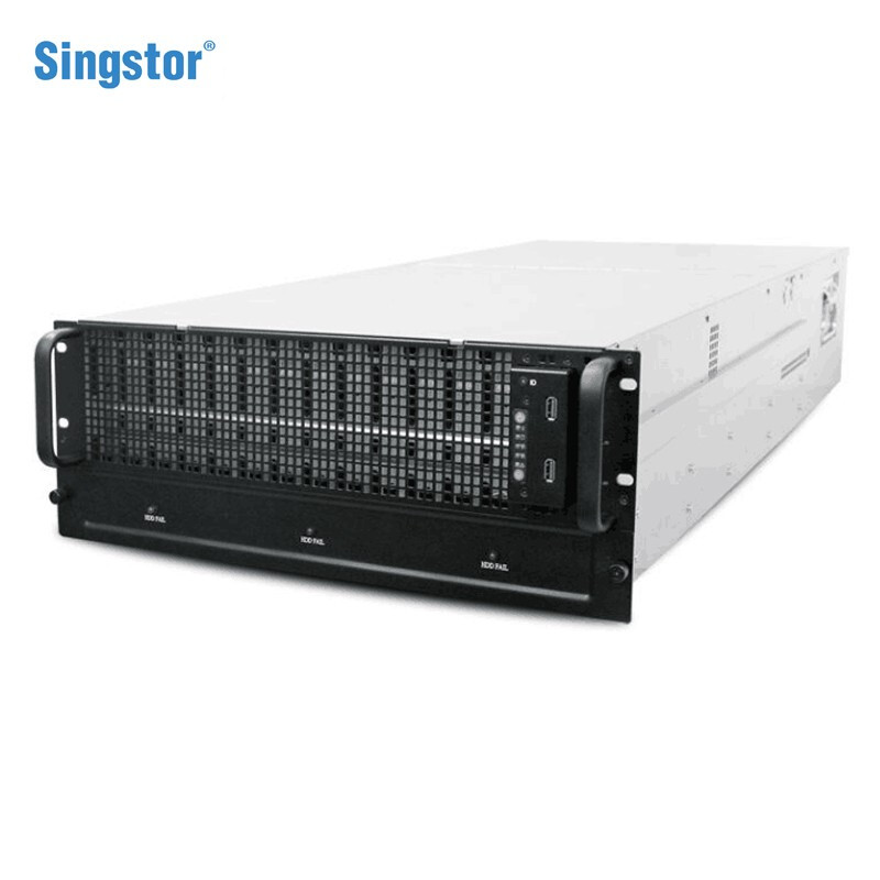 鑫云SS200P-60R高性能60盘位光纤共享磁盘阵列万兆*存储 标配块12T原厂匹配企业级SAS