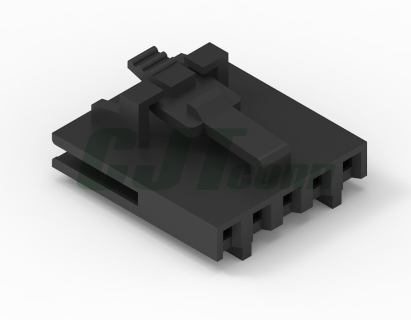 CJT电子连接器黑色胶壳2.54mm间距A2550H-2P-A线对板连接器 现货提供