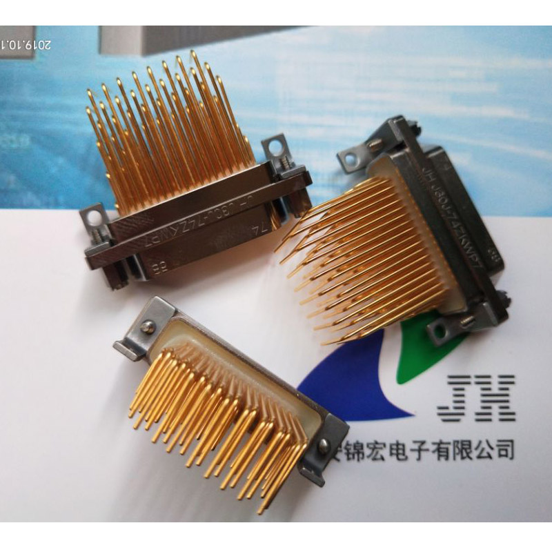 研产供应 J30J-100ZKWP7-J**弯插印制板矩形连接器插座