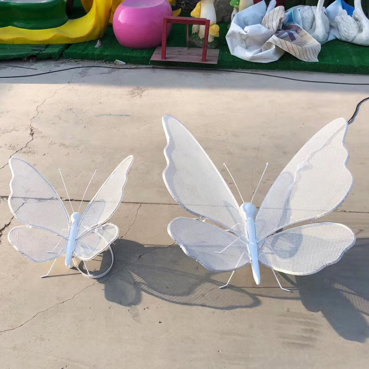 蝴蝶不锈钢雕塑