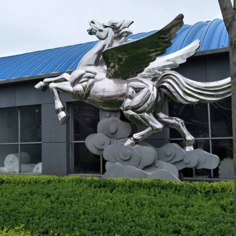 马抽象不锈钢雕塑 飞马不锈钢雕塑 生产厂家