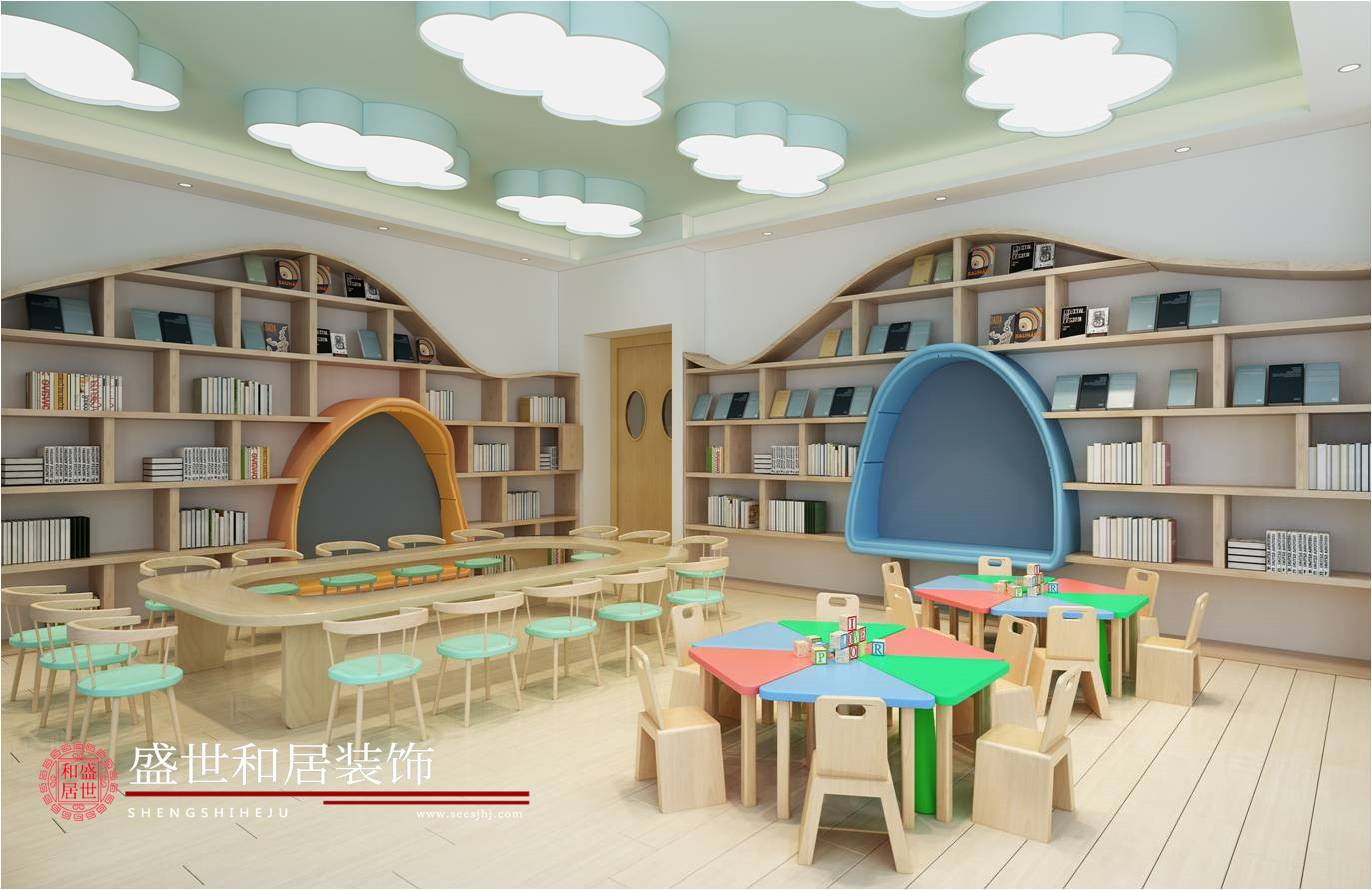 合肥学校图书馆装修设计，让学生沉迷其中的图书馆这样设计