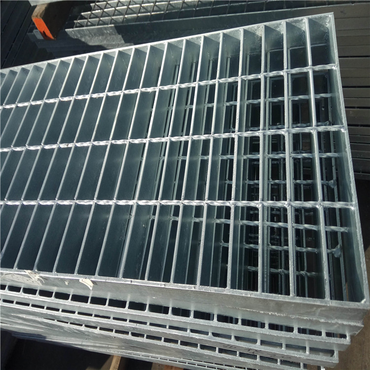 Q235热镀锌钢格栅板 船厂平台热镀锌插接钢格板 钢结构平台网格板