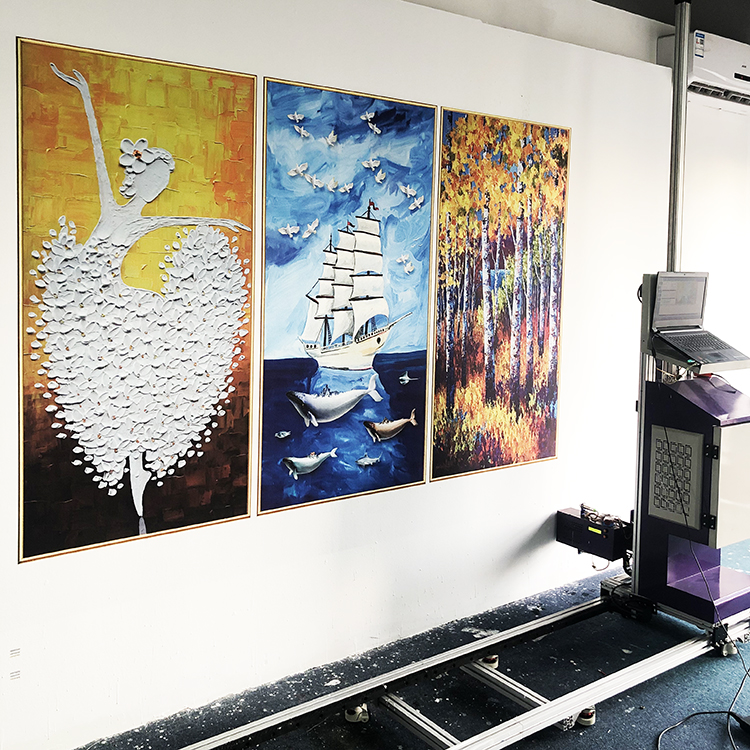 3d墙绘机立式智能墙体彩绘机喷绘机广告墙绘自动绘图机