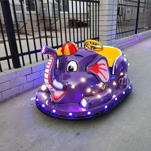 新款儿童电动碰碰车发光闪灯玩具车大象游乐车游乐设施