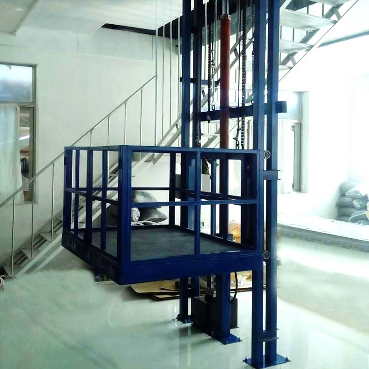 辽宁铁岭固定式升降货梯 小型液压升降平台 生产安装二层三层室外单杠单臂升降机