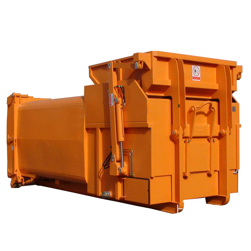 德隆重工 一体式垃圾中转站 处理120吨垃圾压缩机 菜市场垃圾压缩机