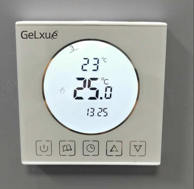 空调液晶温控器　空调面板开关线控器双显数字温度控制器