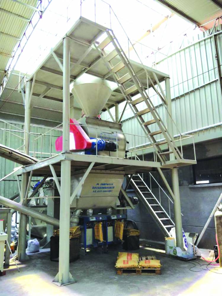 10吨/时干粉砂浆设备厂家 自动配料生产干粉砂浆全套设备 强科机械
