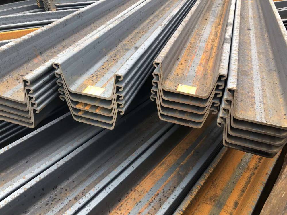 9米12米15米拉森钢板桩租赁 价格低 打拔 施工 钢板桩基坑支护施工 钢围堰