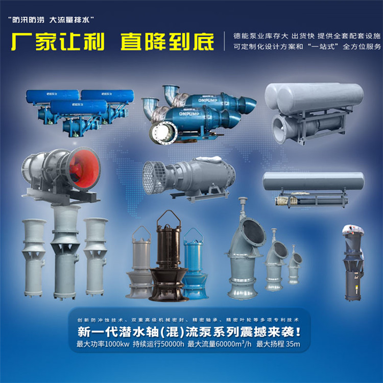 天津市大功率浮筒式轴流泵安装方案