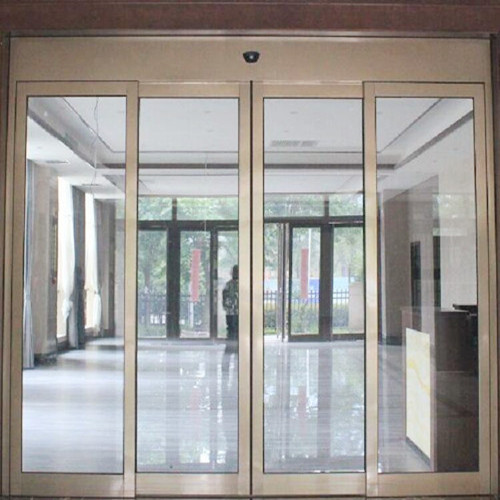 龙城自动感应玻璃门安全事项 感应玻璃门 品质可靠