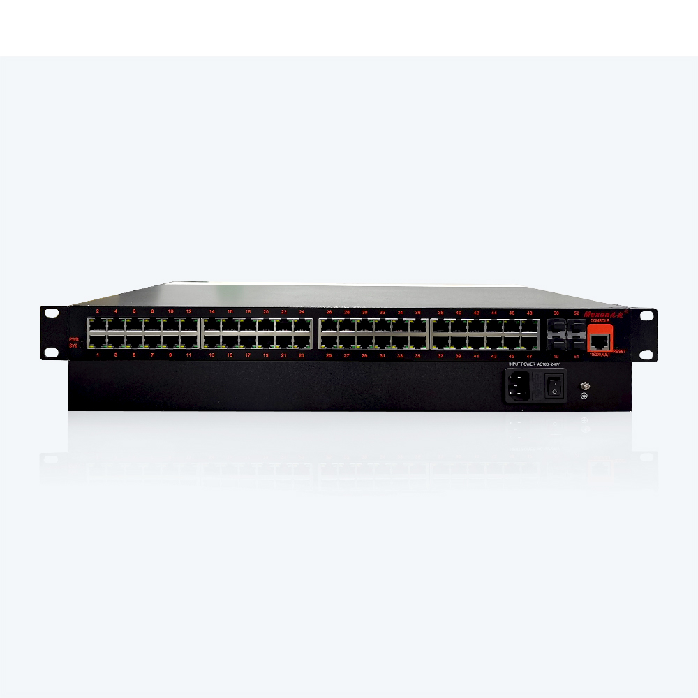 MIER-2452-A 48GE+4G 机架式网管型全千兆工业以太网交换机