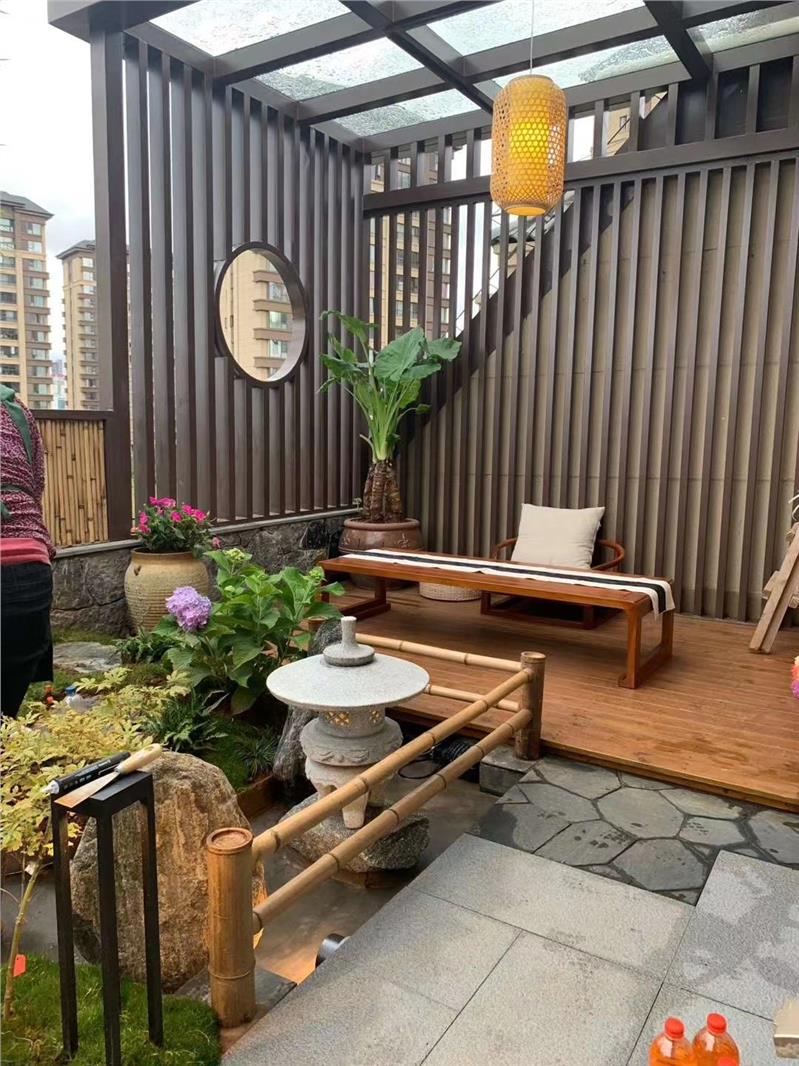 日式小庭院设计实景图