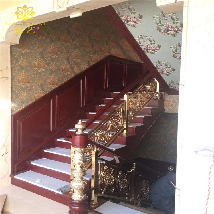 广东铜楼梯扶手设计