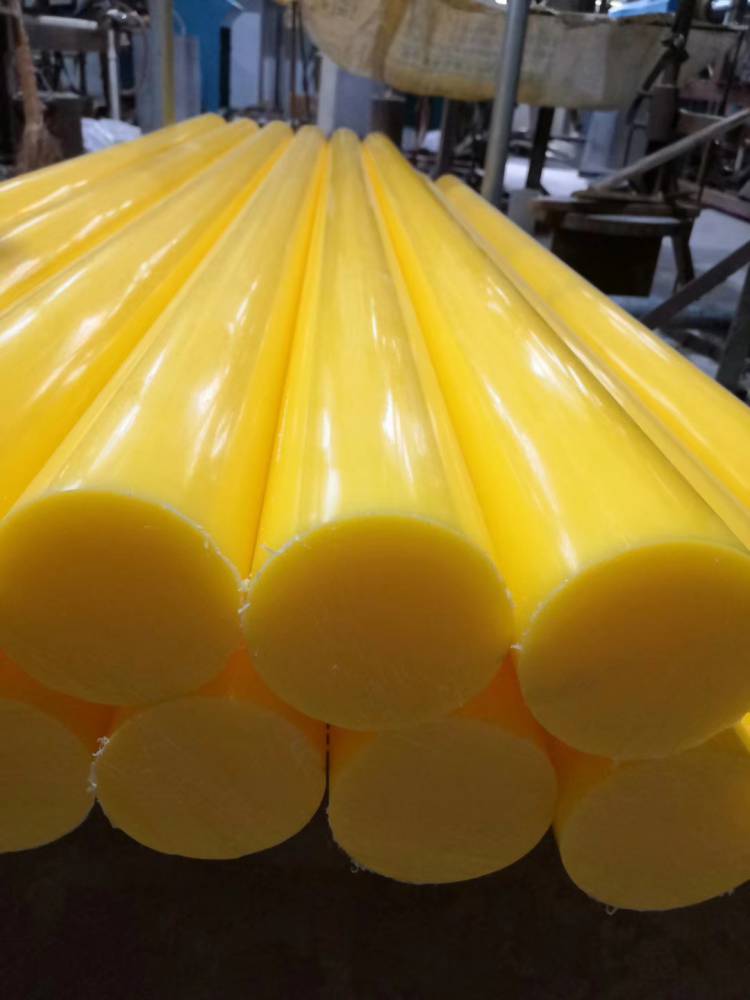 供应广州聚乙烯板材 耐磨高分子棒材 黄色高分子棒材厂家