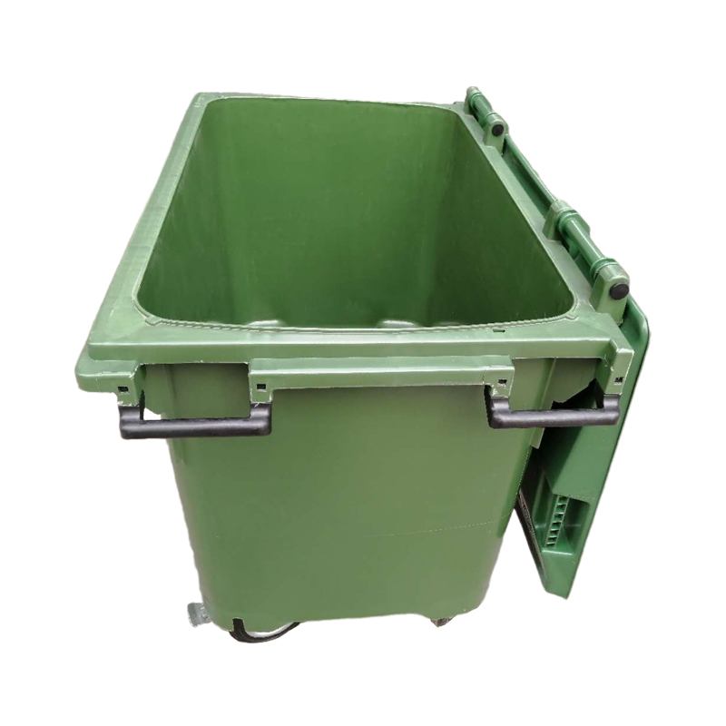 六盘水660升垃圾桶厂家 240L挂车塑料垃圾桶