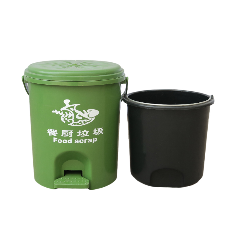 郑州40升脚踏双桶垃圾桶 分类脚踏垃圾桶 厂家直销 质量靠谱