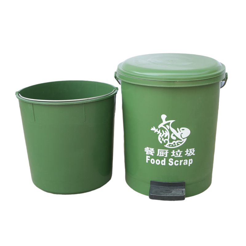 乌鲁木齐20分类踏脚单桶厂家 40升垃圾桶