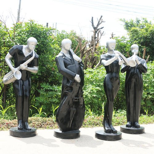 主题公园抽象音乐人物雕塑厂