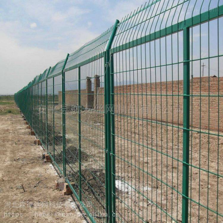 铜川 农场 隔离栅 浸塑 圈山网 绿色 护栏网-河北森岸