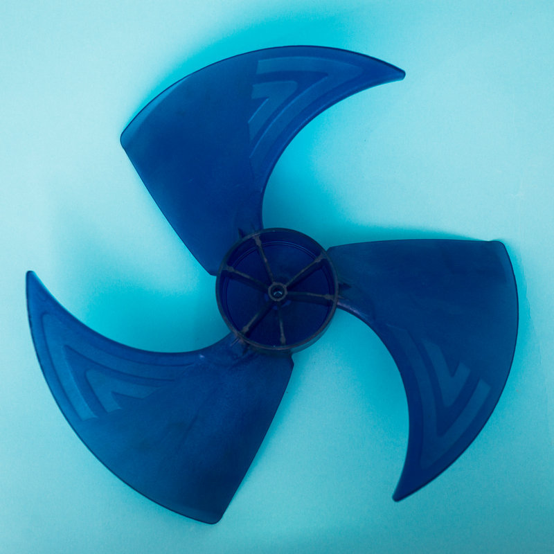 风叶定制404*132mm 非标定制轴流风机配件塑料风叶 3叶风叶