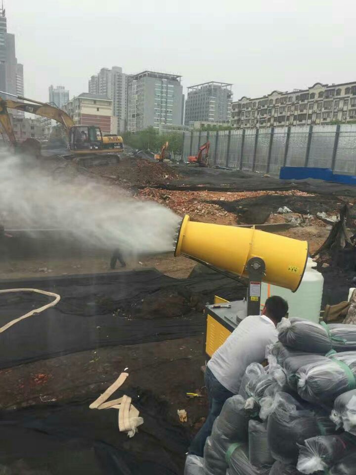 郑州诺瑞捷高压雾桩喷雾降尘系统NRJ-4.0效果好