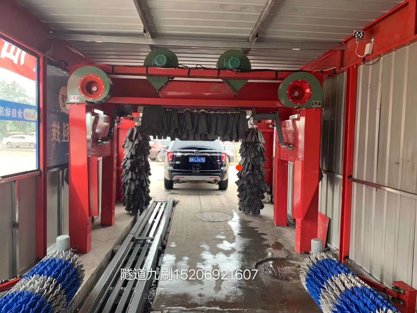 全自动电脑隧道式十二刷大型商用加油站洗车房洗车设备