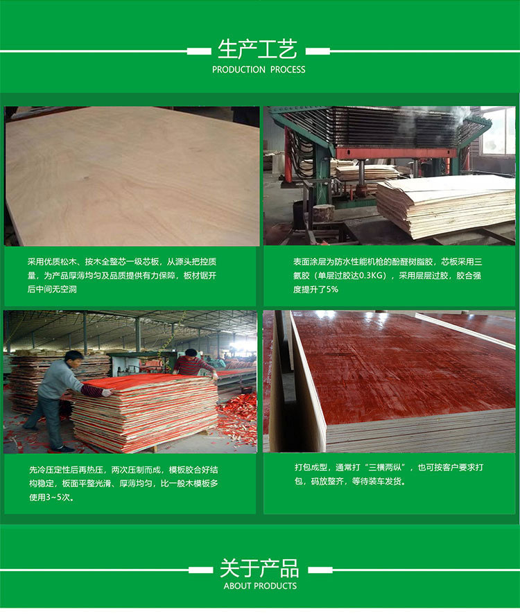 上海名和滬中建筑模板生產廠常用建筑模板