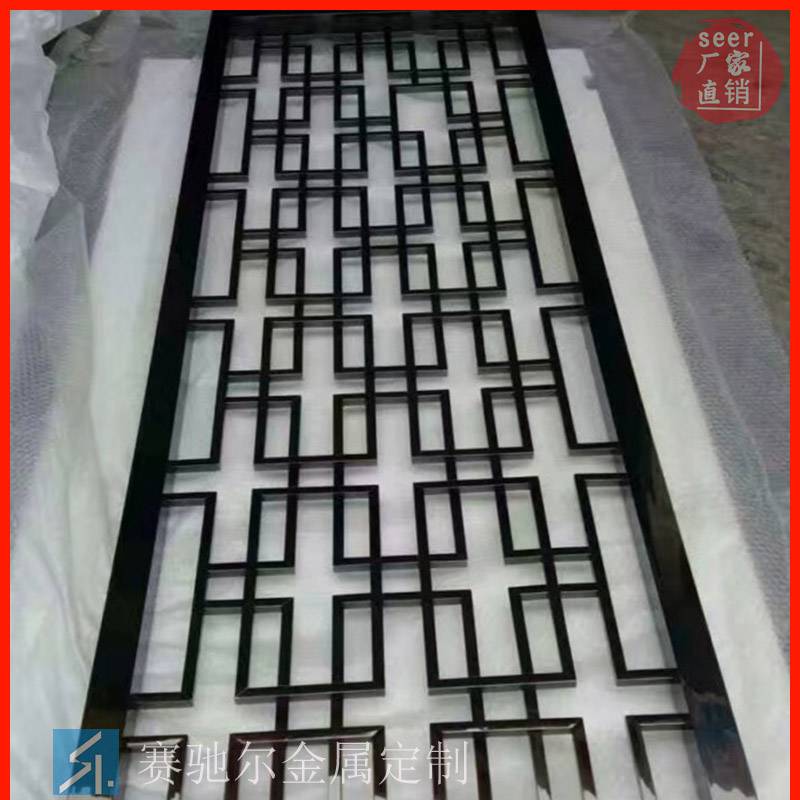 上海售楼部轻奢艺术玻璃屏风加工 样板间夹丝玻璃背景墙格栅厂家定做