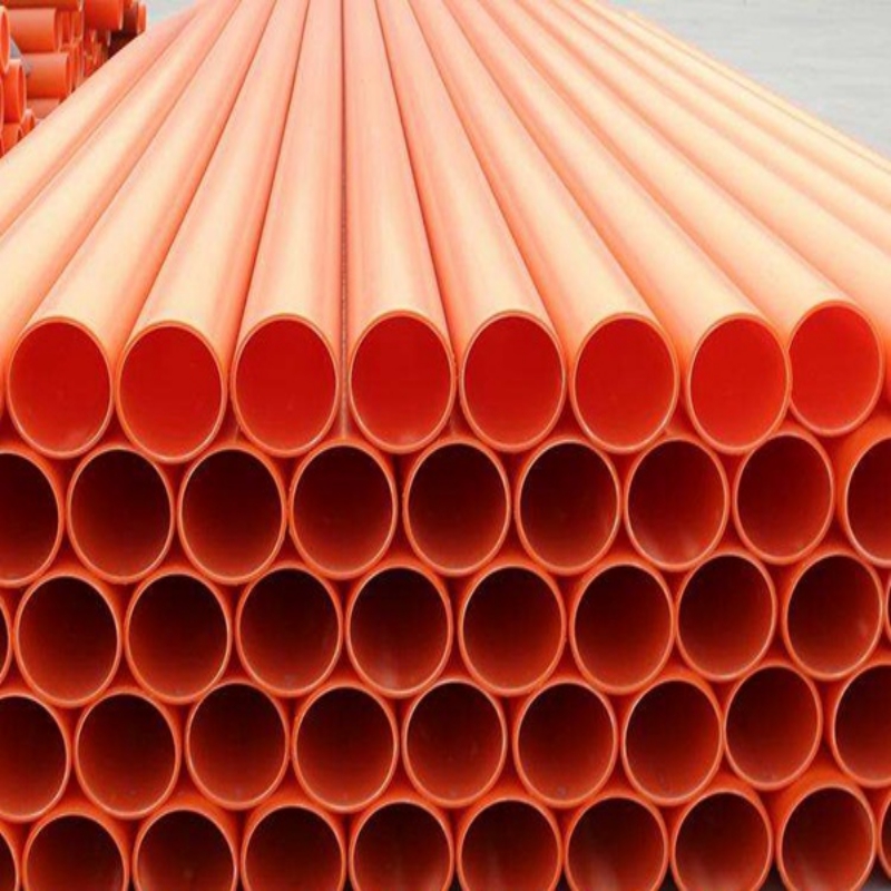 现货批发mpp电力管 橘色改性聚丙烯电缆保护管