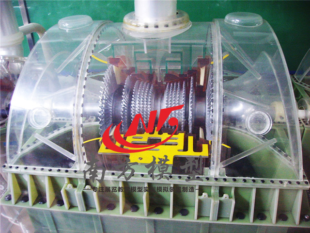 660mw汽轮机模型 燃煤电站汽轮机系统模型 3D打印