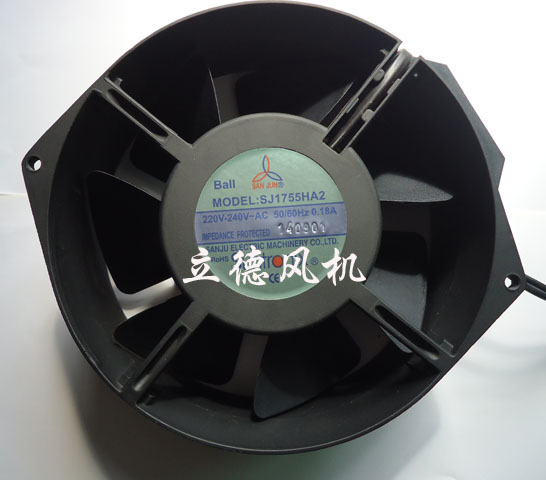 变频器柜冷却风扇 SJ1755HA2 中国台湾SANJUN三巨散热风机