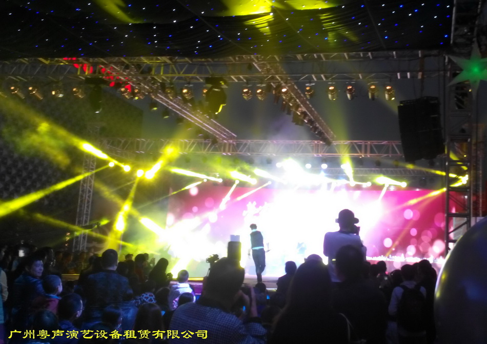 广州演出灯光音响舞台设备租赁公司
