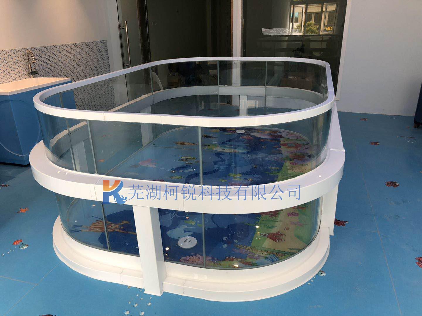 嬰幼兒鋼化玻璃游泳池定制 嬰兒游泳池 游泳池