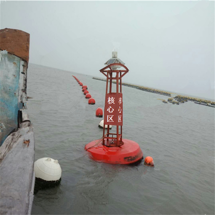 阳江市港口码头位置浮标 警示灯视觉航道航标