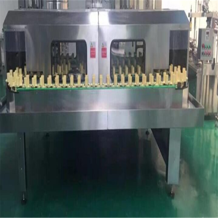 山西忻州双排间歇冲瓶机 小作坊生产设备* 洗瓶机生产厂家