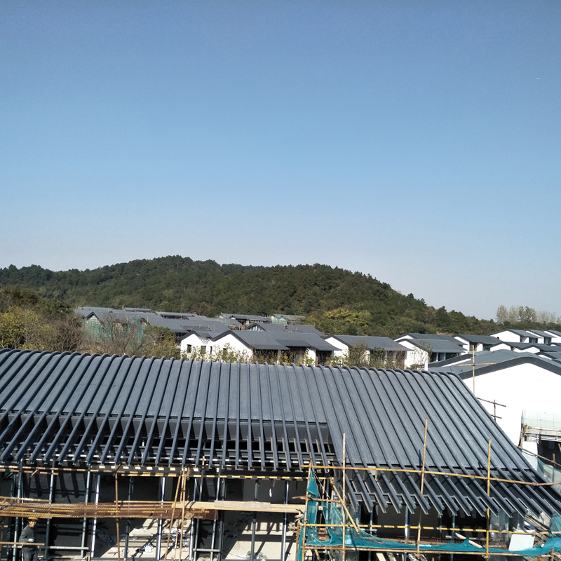 湖北铝镁锰屋面板 65-400直立锁边铝镁锰板厂家直销